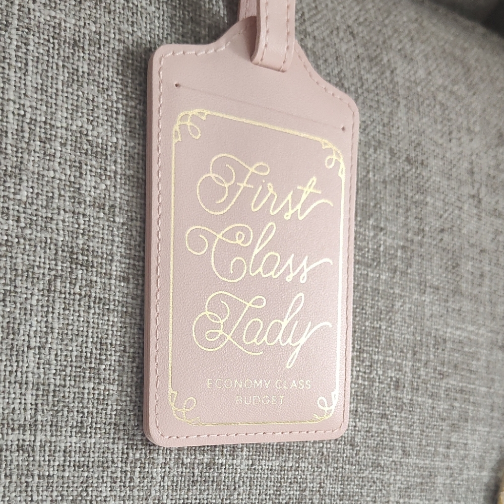 Fred Pink Travel Bag Tag